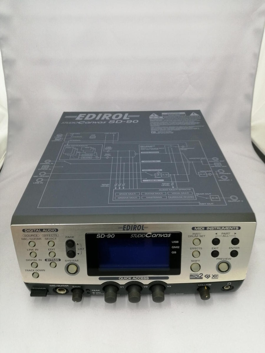 DTM・DAW Roland EDIROL STUDIO Canvas SD-90 Edirol sd-90 studio