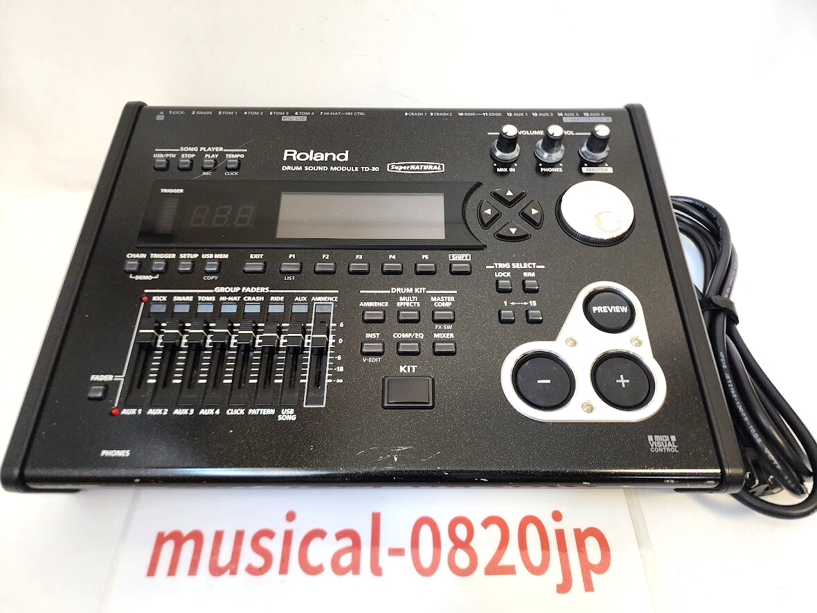 Roland TD-30 ジャンク TD-30 Drum Sound Module - Roland Parts