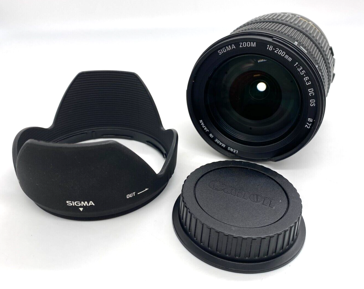 Sigma Zoom DC 18-200mm 1: 3.5-6.3 DC OS Optical Stabilizer Lens