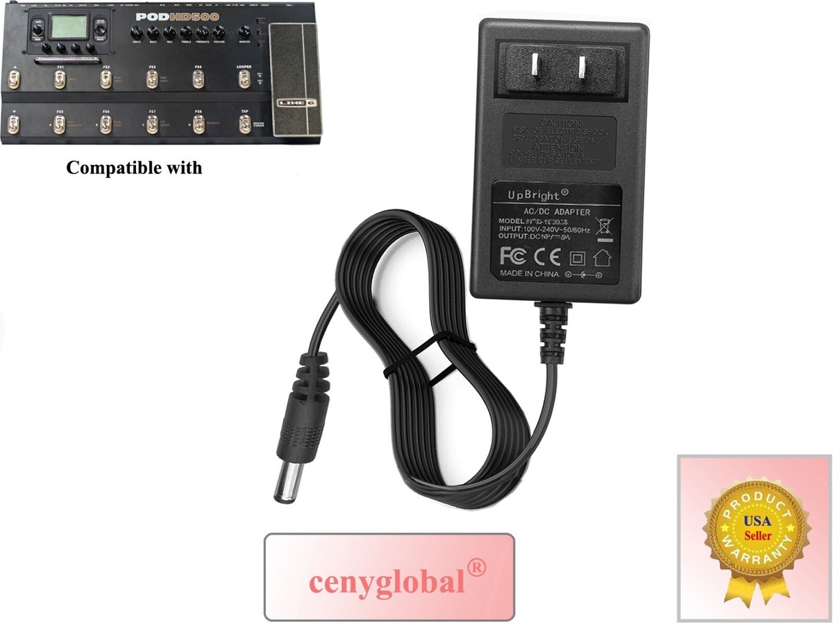 AC Adapter For Line 6 POD HD500 Hd500X Multi-Effects Guitar Pedal