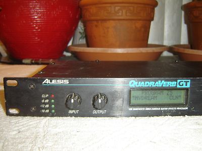 Alesis Quadraverb GT, Guitar Effects Processor Preamp, Vintage
