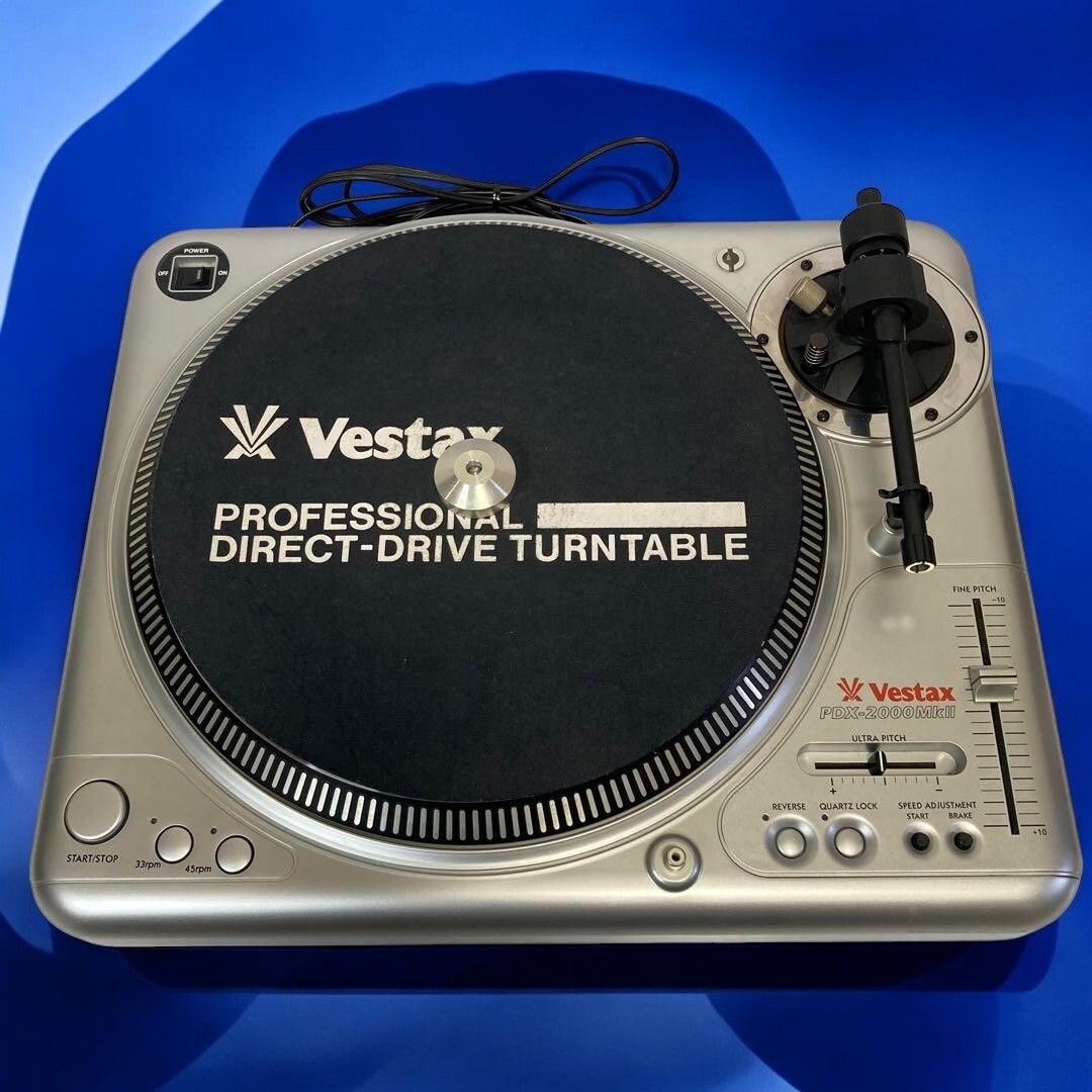 Vestax PDX-2000MkII Direct Drive DJ Turntable 2000 MKII 2000MK2