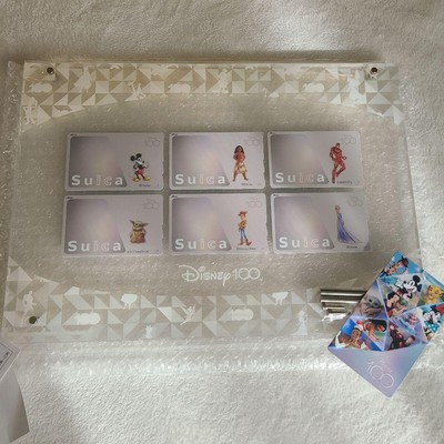 Limited Edition] Disney 100th Anniversary Suica Card Set of 6