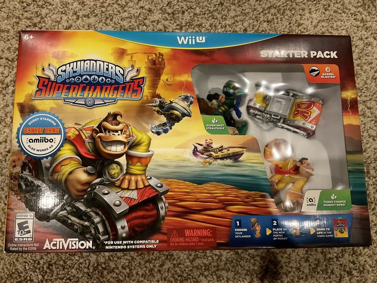 Skylanders Superchargers Starter Pack Nintendo Wii U Donkey Kong