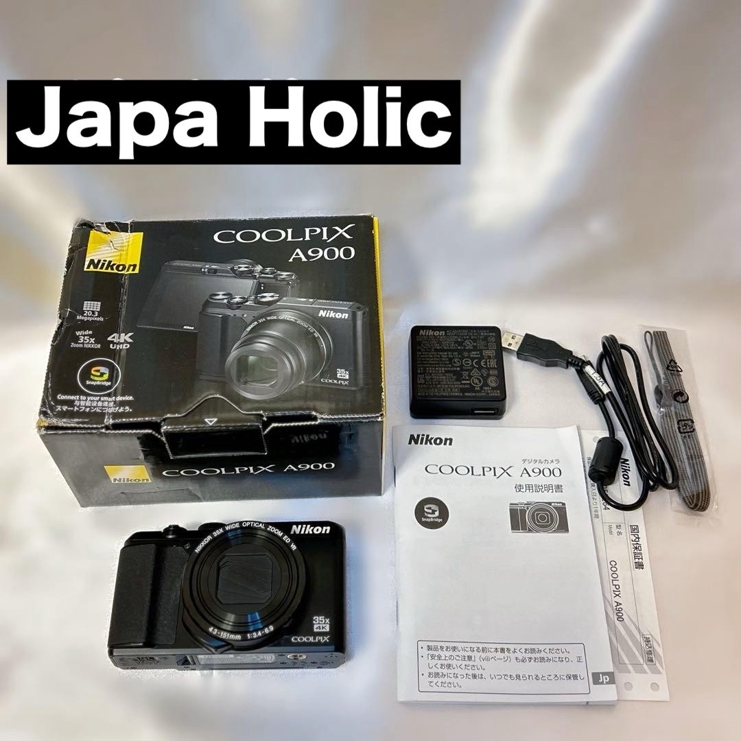 Near MiNT Nikon COOLPIX A900 20.0MP Digital Camera Black | eBay