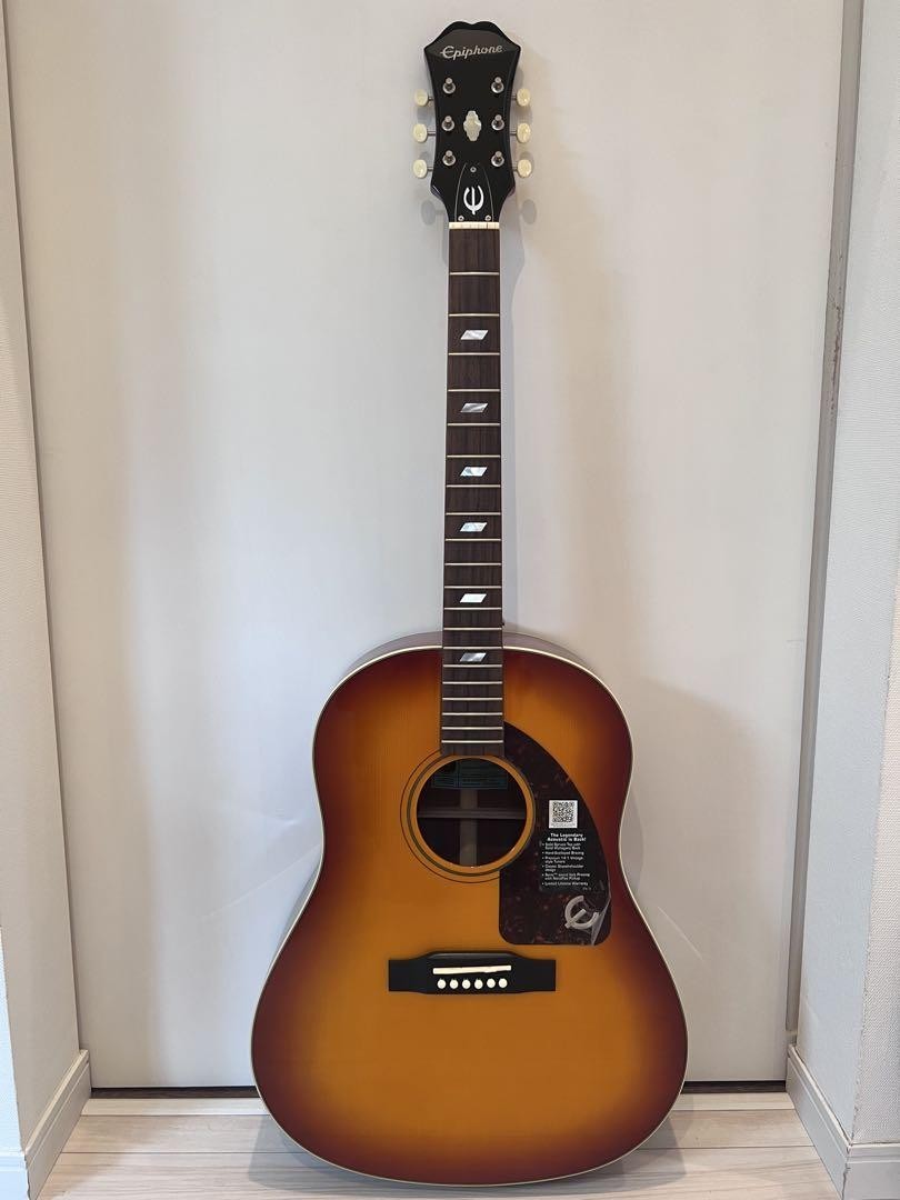 Acoustic Guitar Epiphone FT-79 Texan Sunburst Made in Indonesia | eBay