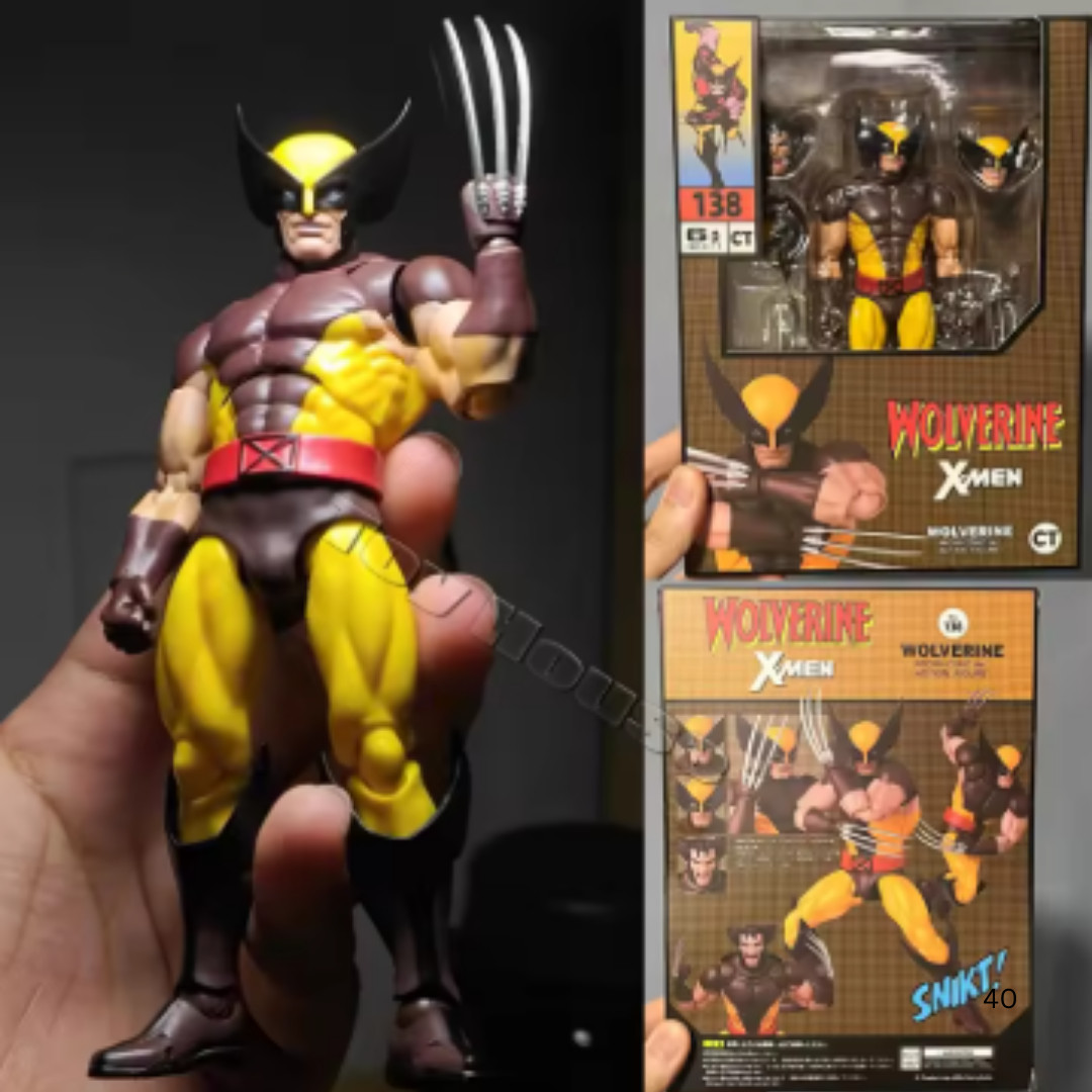 MAFEX No.138 X-MEN Wolverine Brown Suit COMIC Ver Action Figure US