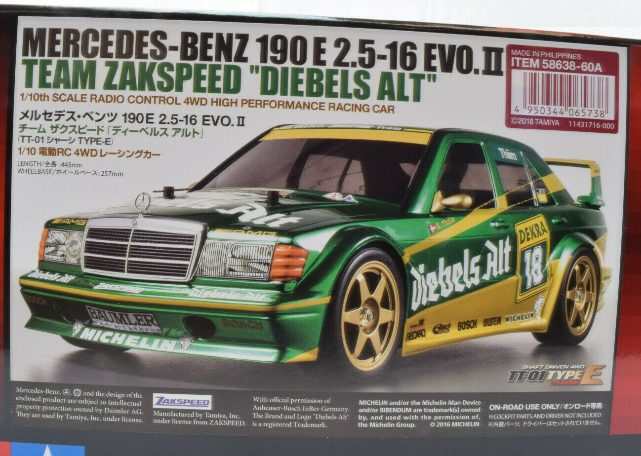 ☆レア ラジコンボディ メルセデスベンツ190E タミヤ 電動RCカー