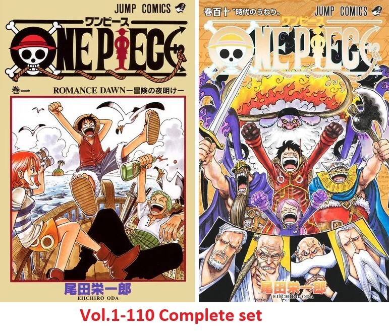 ワンピース漫画5〜9の漫画と6〜8のボックス+100巻、103〜109巻セット