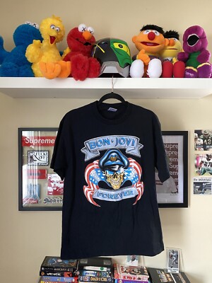 超レアL美品！90s BON JOVI 日本TOUR Tシャツ BROCKUM製 超レアL美品
