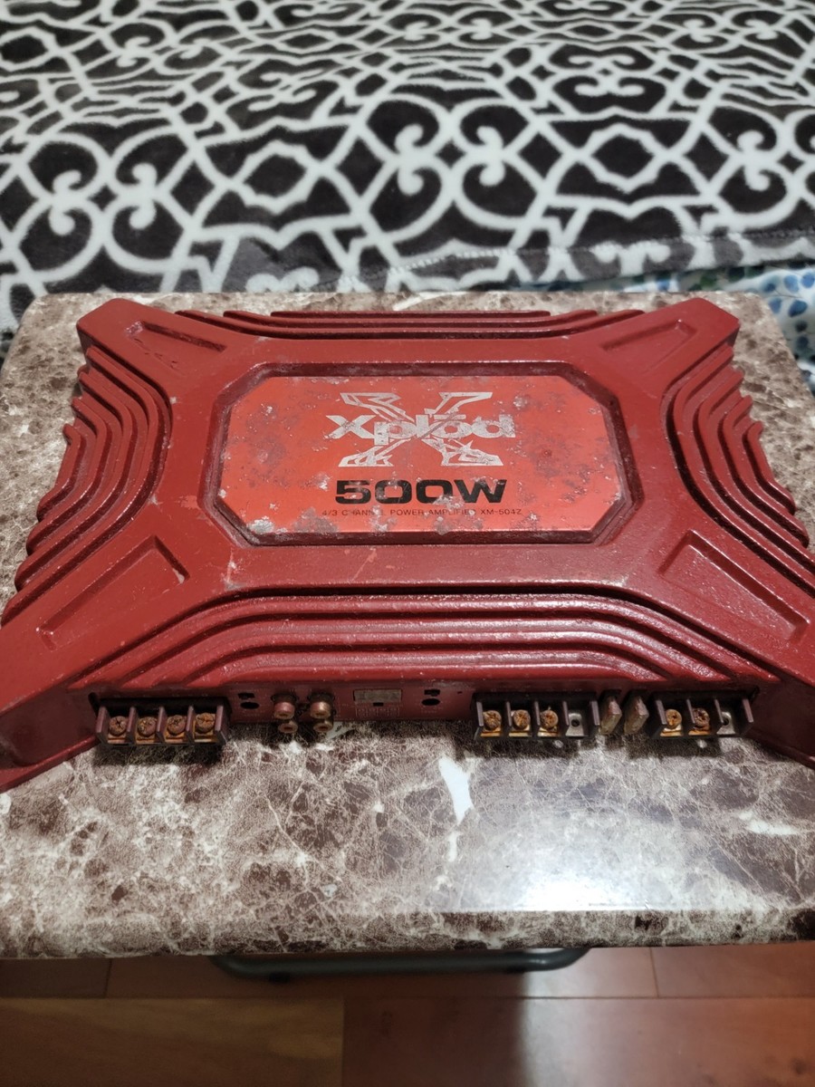 Sony XM-504Z 4-Channel Car Amplifier Subwoofer Amplifier 500 Watt