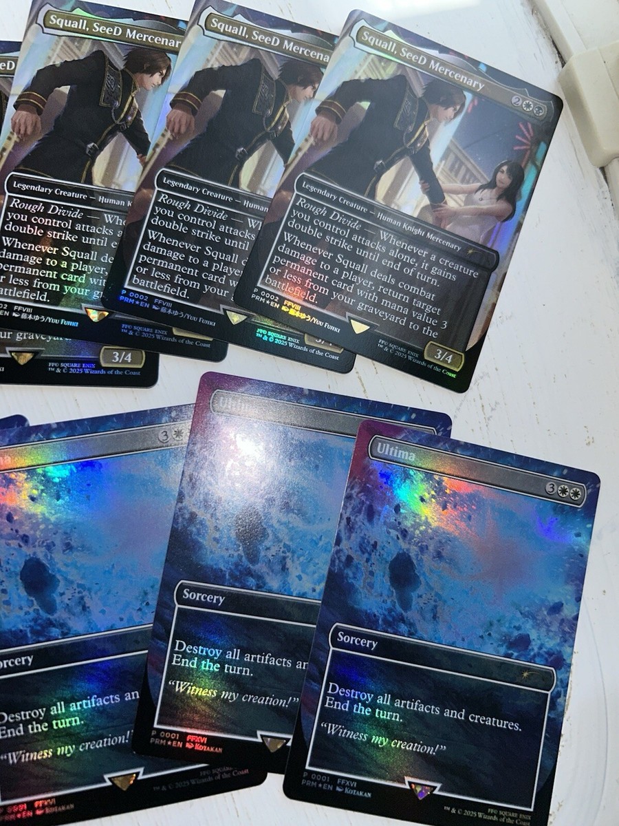 Squall,SeeD Mercenary ショーダウンプロモ Squall, SeeD Mercenary