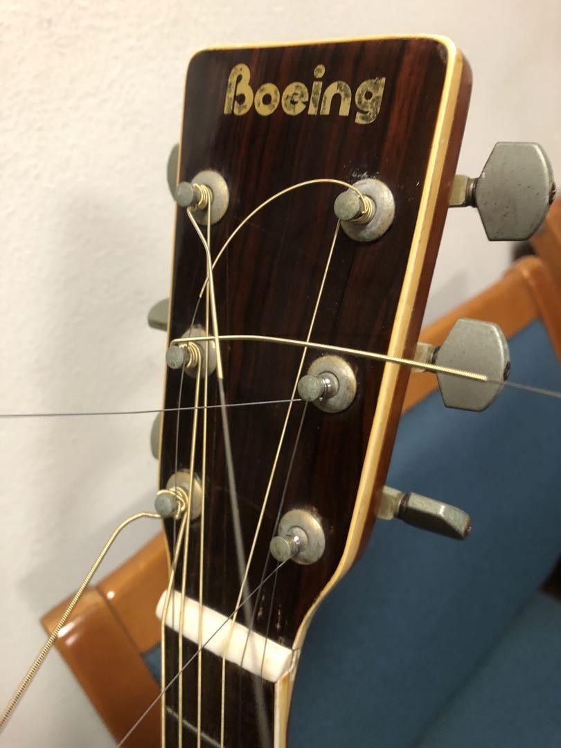 Acoustic Guitar Boeing W-400 Natural Mahogany Neck | eBay