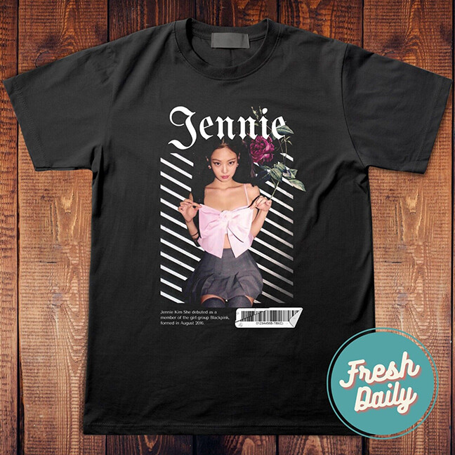 Jennie Blackpink T Shirt Born Pink Shirt Jennie Blackpink merch K