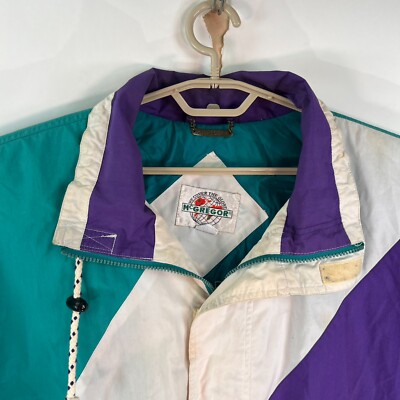 Vintage McGregor 70's Retro Wind Breaker Jacket Adult Size M