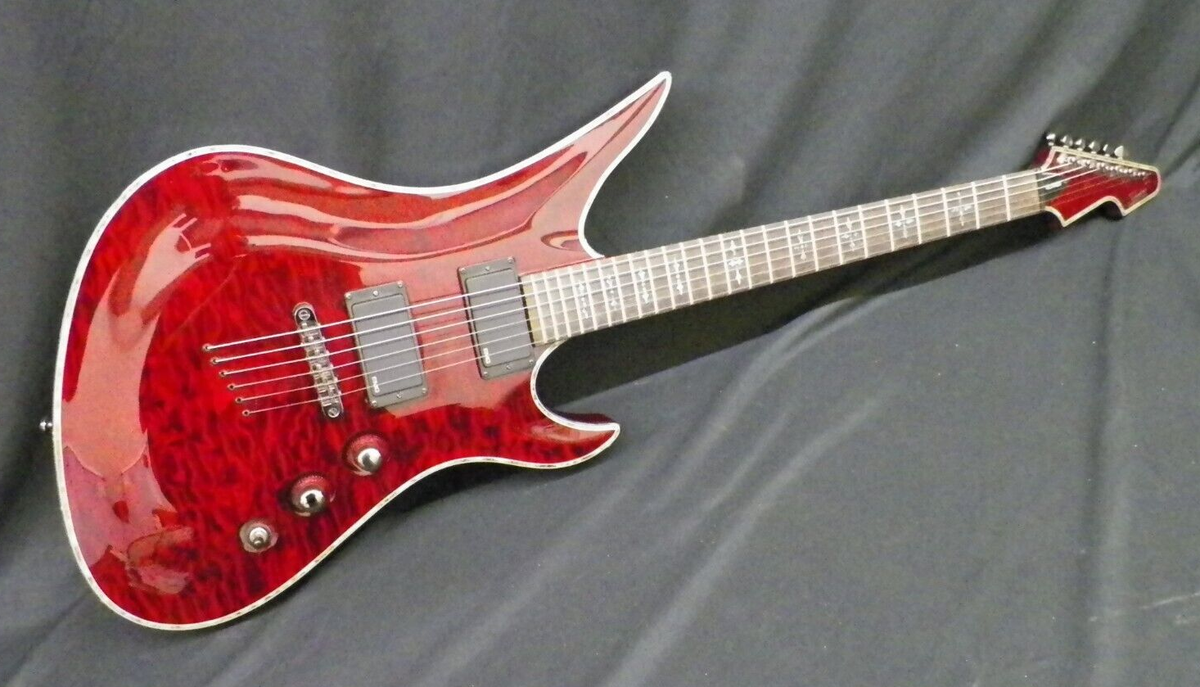 希少schecter diamondseries8弦ギター HELLRAISER 希少schecter