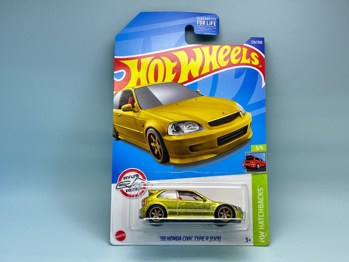 2022 Hot Wheels Super Treasure Hunt STH US Card # '99 Honda Civic