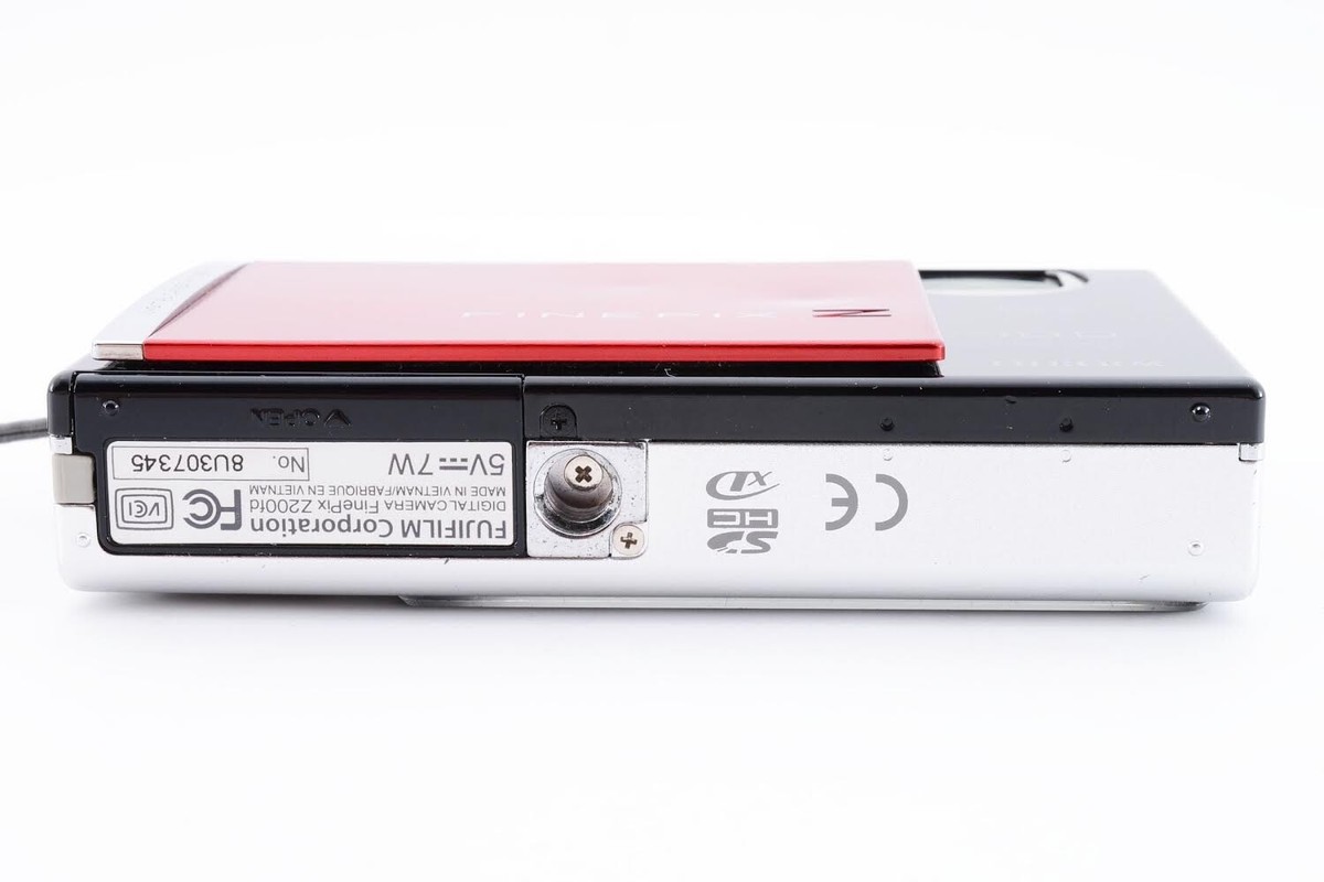 FUJIFILM FinePix Z200FD Digital Camera Red Black Tested | eBay