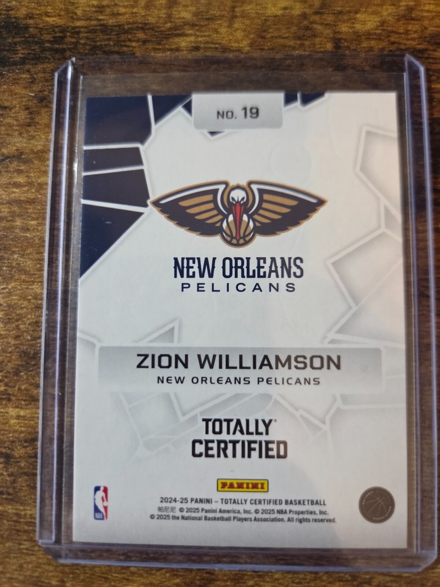 2024-25 Totally Certified Zion Williamson Rock the Rim Mirror #19