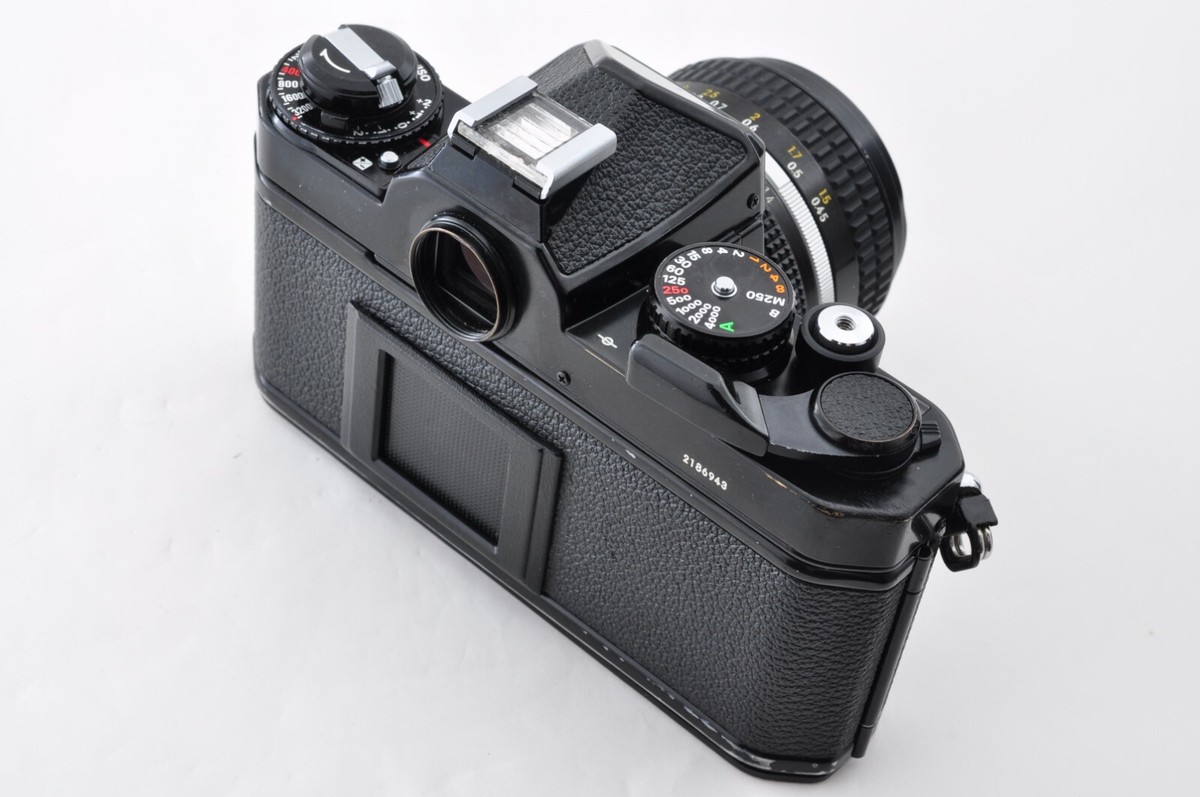 Nikon FE2 Black 35mm SLR Film Camera + Ai-S NIKKOR 50mm f/1.4 [Exc