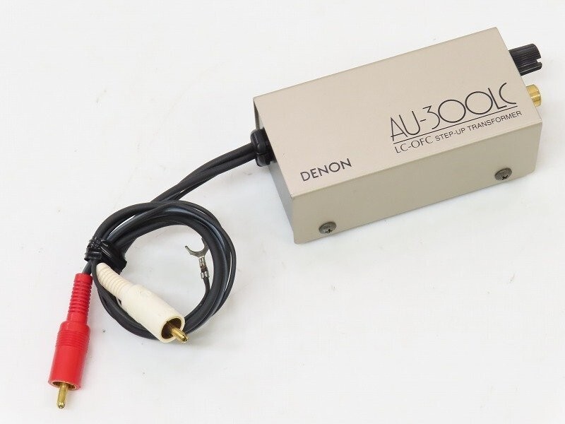 MC昇圧トランス cartridge step-up transformer DENON デノン LC-OFC