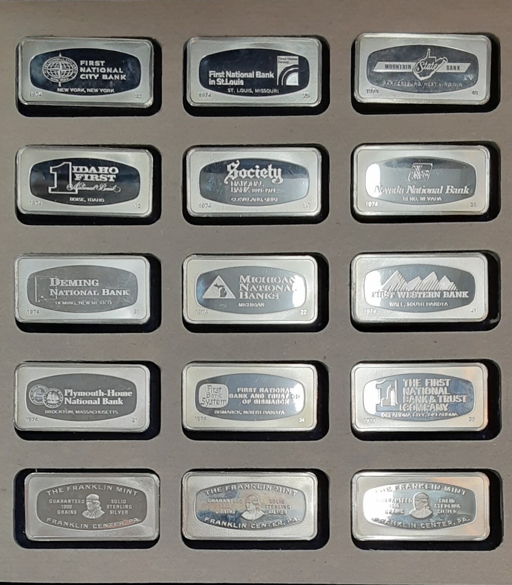 フランクリンミント シルバー925/1000 24メッキ フランクリンミント