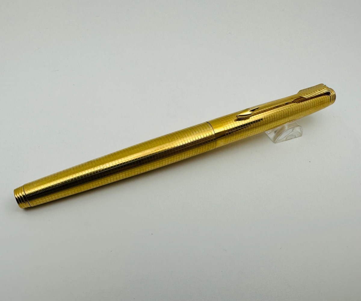PARKER 万年筆 75 insignia ボールペンセット 14K G.P 70s パーカー 75