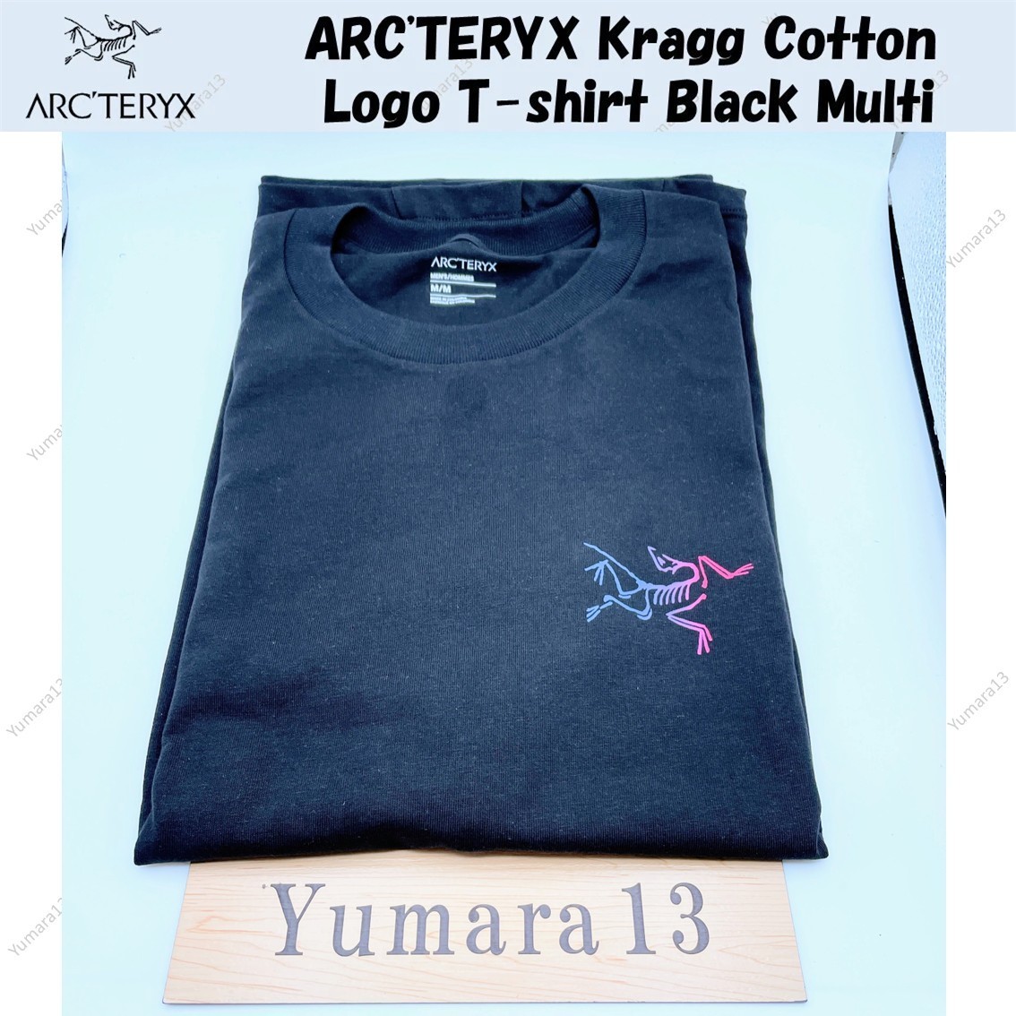 ARC'TERYX Kragg Cotton Logo T-shirt Black Multi | eBay