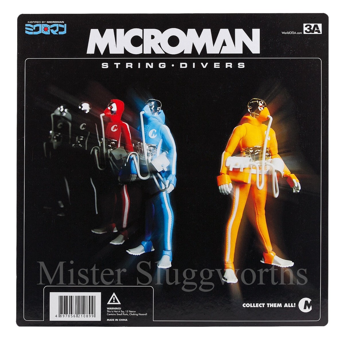 NEW 3A Microman Micronauts String Divers SD01 Michael Ashley Wood