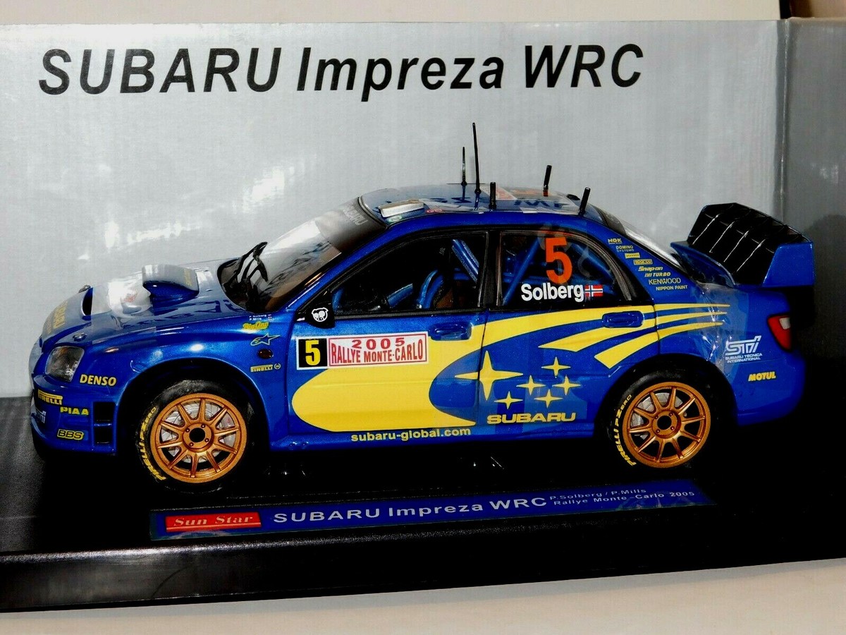 SUMBARU IMPREZA WRC P. SOLBERG/MILLS 2005 MONTE CARLO #5 SUN STAR
