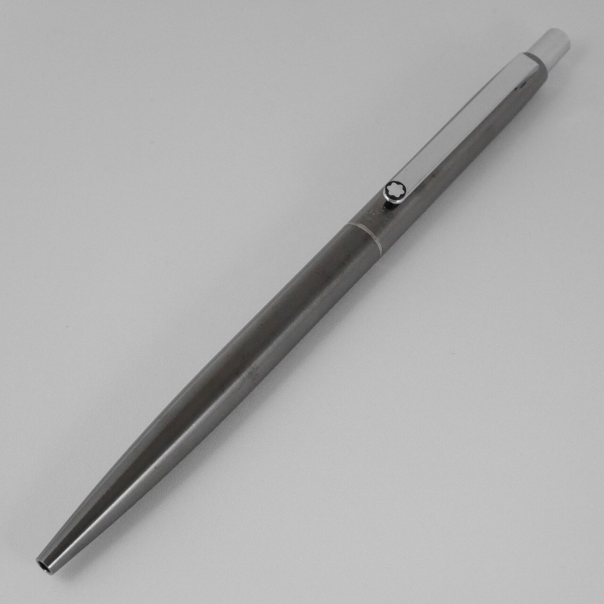 Montblanc S-Line Slim line Gunmetal Gray Ballpoint Pen FREE