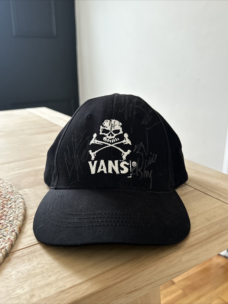 Mastermind Japan x Vans Hat Black & White Skull SIGNED | eBay