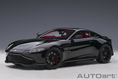 1/18 Aston Martin Vantage (RHD) Jet Black 2019 Model Car By