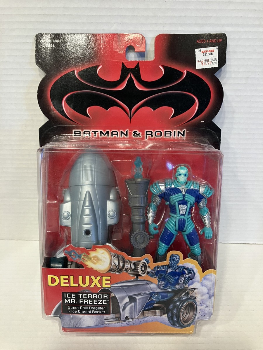 Batman & Robin Deluxe Ice Terror Mr. Freeze MOC Kenner 1997 DC