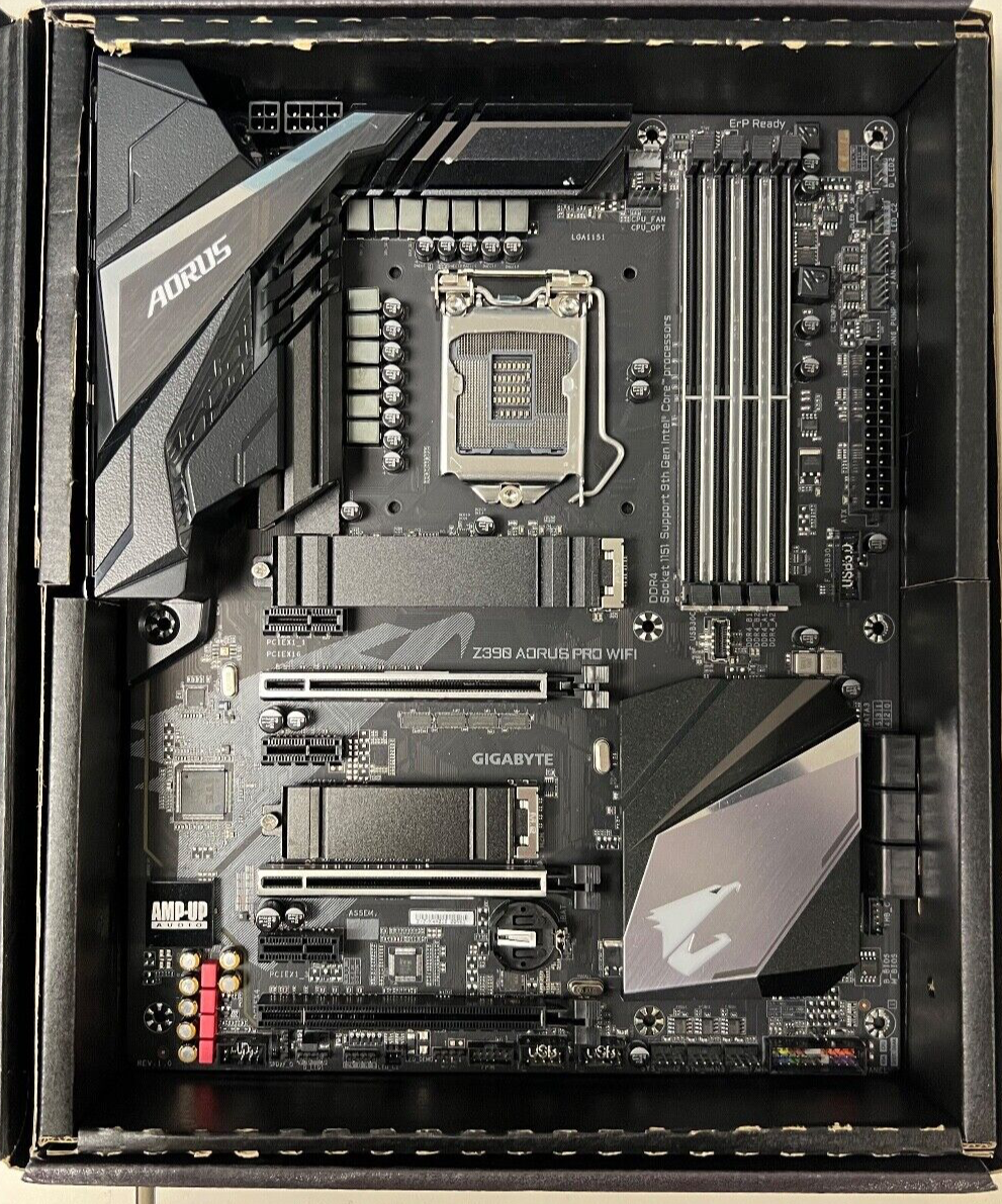 GIGABYTE Z390 AORUS Pro WiFi Motherboard For Parts Only (Not
