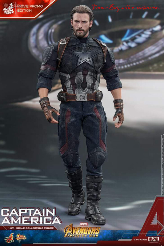 Hot Toys 1/6 Mms481 Captain America Movie Promo Edition Avengers 3