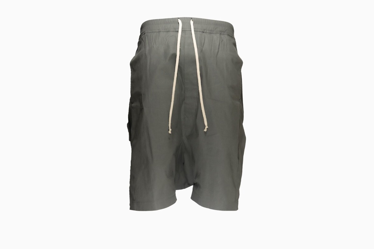 rick owens drop crotch pod shorts dark dust | eBay