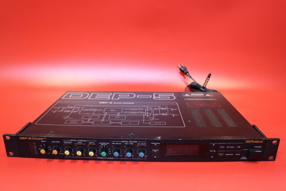 Roland DEP-5 Roland DEP-5 Roland DEP-5 DIGITAL EFFCTS PROCESSOR