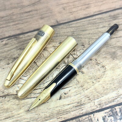 RARE PILOT CUSTOM ELITE 18K-750 Nib:F R14K FOUNTAIN PEN VINTAGE