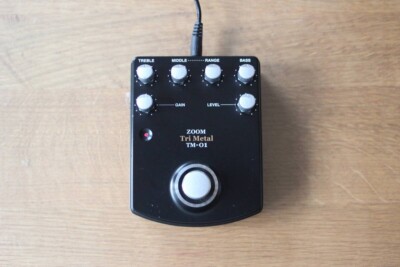 ZOOM TM-01 Tri Metal Distortion Guitar Effect Pedal Good GP | eBay