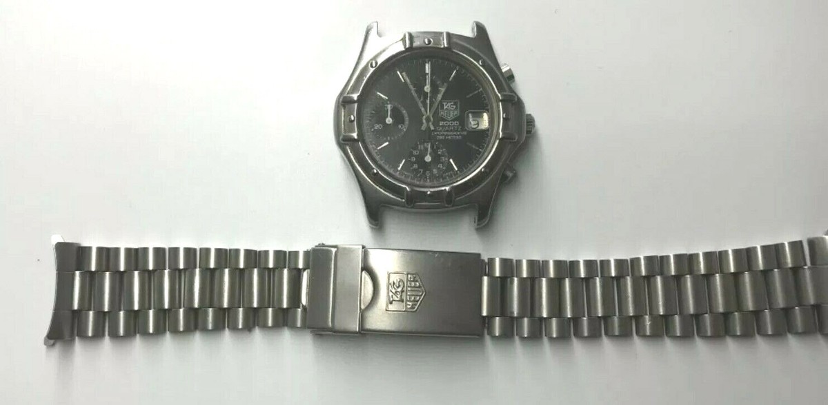 Original vintage Tag Heuer Quartz Cal. 185 Eta 555 232 Chronograph
