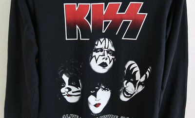 90s Vintage Kiss Band T Shirt 1996 Alive Worldwide Tour Concert