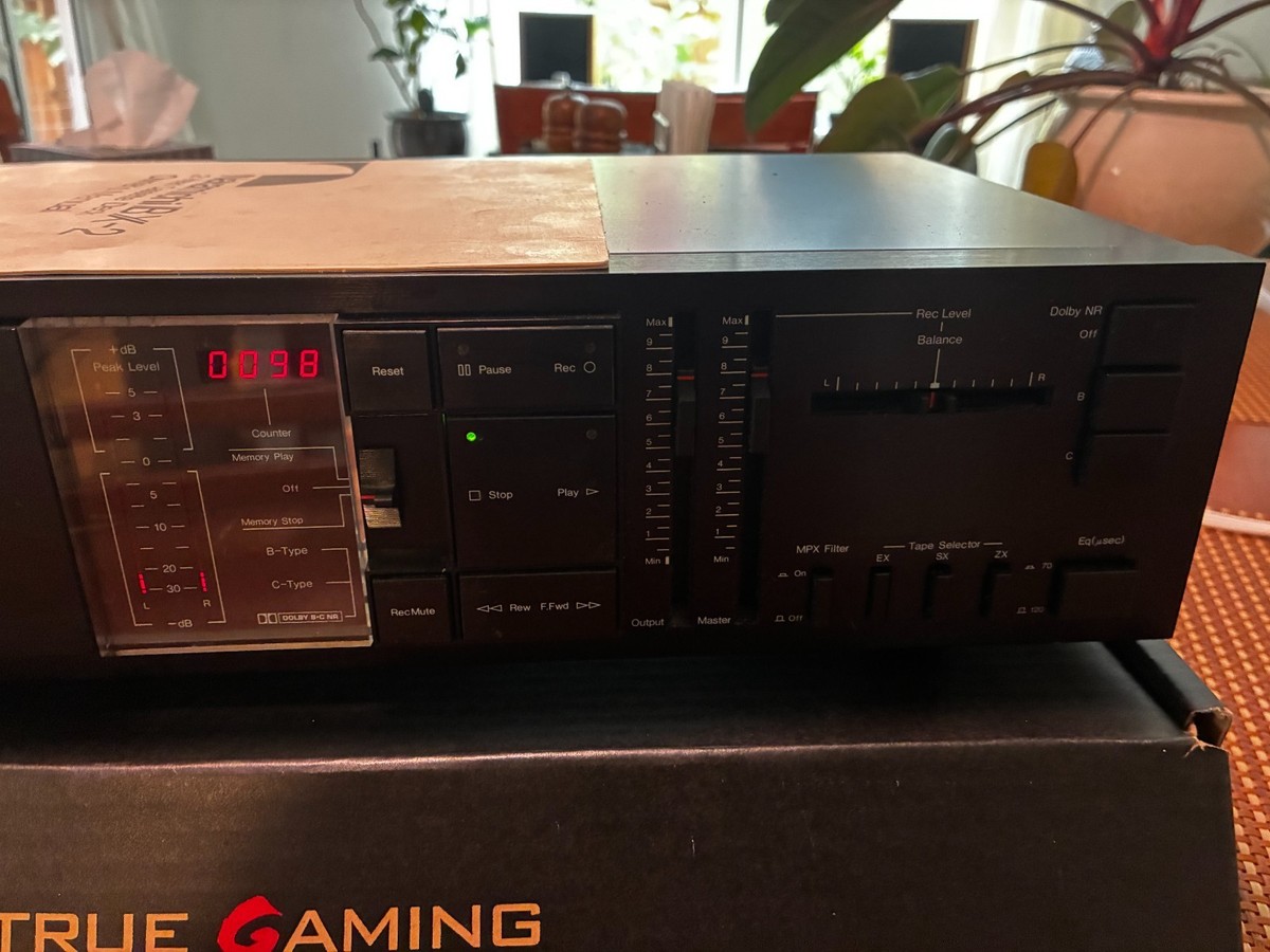 T]通電OK ナカミチ 2ヘッド カセットデッキ BX-125 Nakamichi