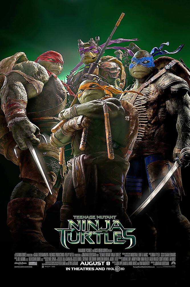 Teenage Mutant Ninja Turtles 2014 Movie Premium POSTER MADE IN USA