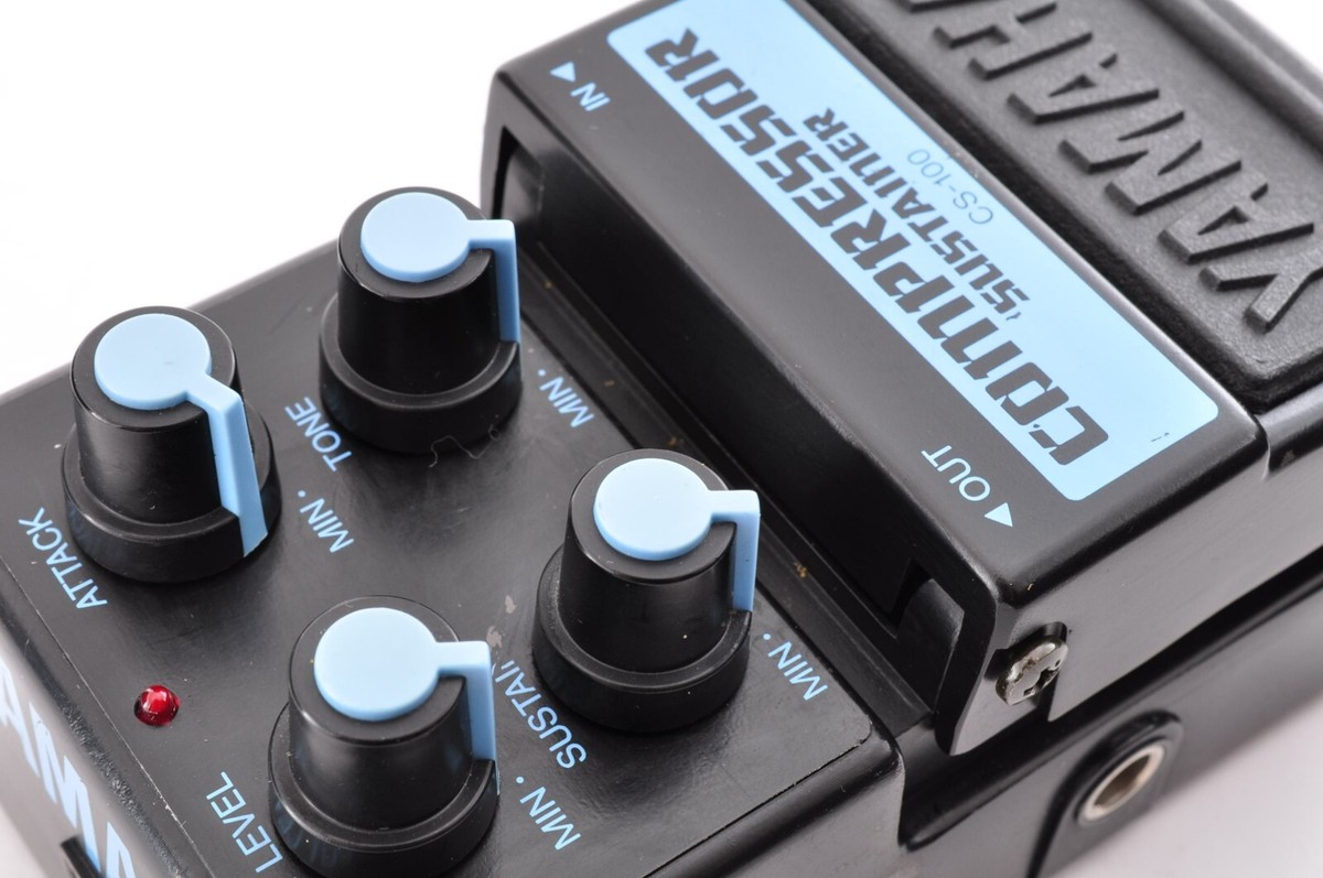 YAMAHAエフェクター Compressor Sustainer CS-100 Used! YAMAHA CS-100