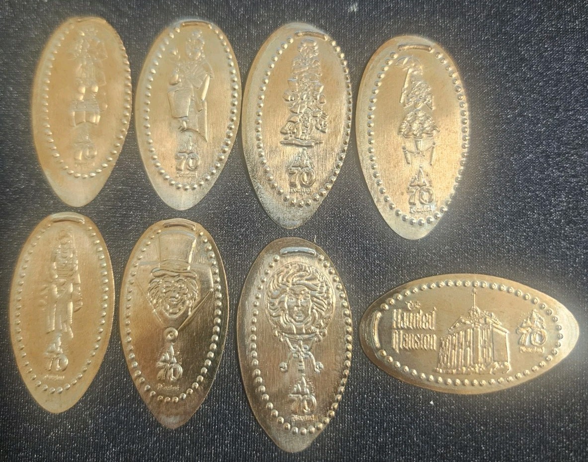 NEW 2025 Disneyland 70th Anniversary Haunted Mansion Pressed Penny