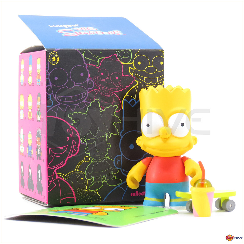 Kidrobot - The Simpsons series 1 - Bart Simpson Skateboard 3-inch