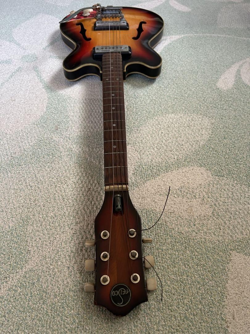TEISCO EP-2L テスコ サンバースト セミアコギター 1960年代 TEISCO EP