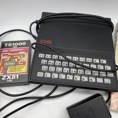 Sinclair ZX81 Computer W/ Timex 16K RAM, Pac Rabbit & Guide