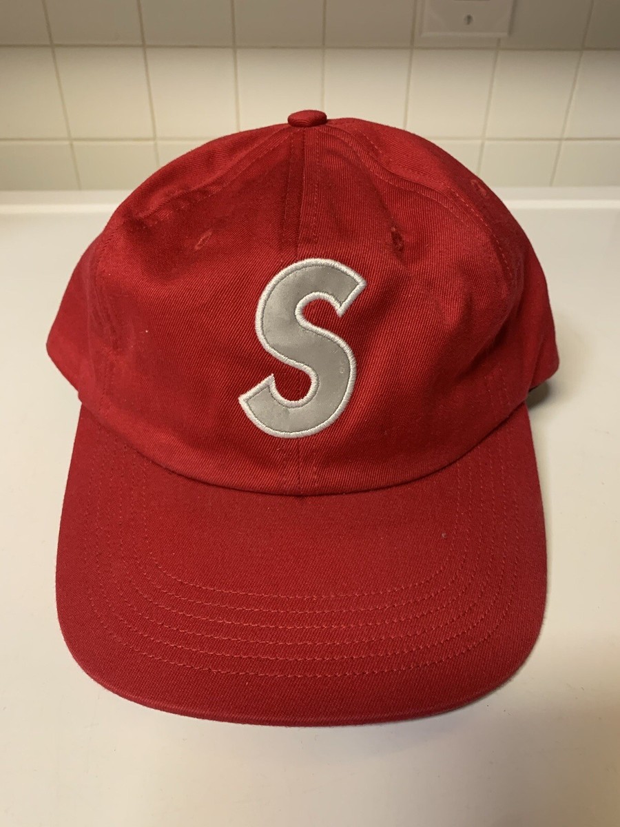 Supreme S/S 2016 3M Reflective S Logo 6 Panel Cap Hat Red | eBay
